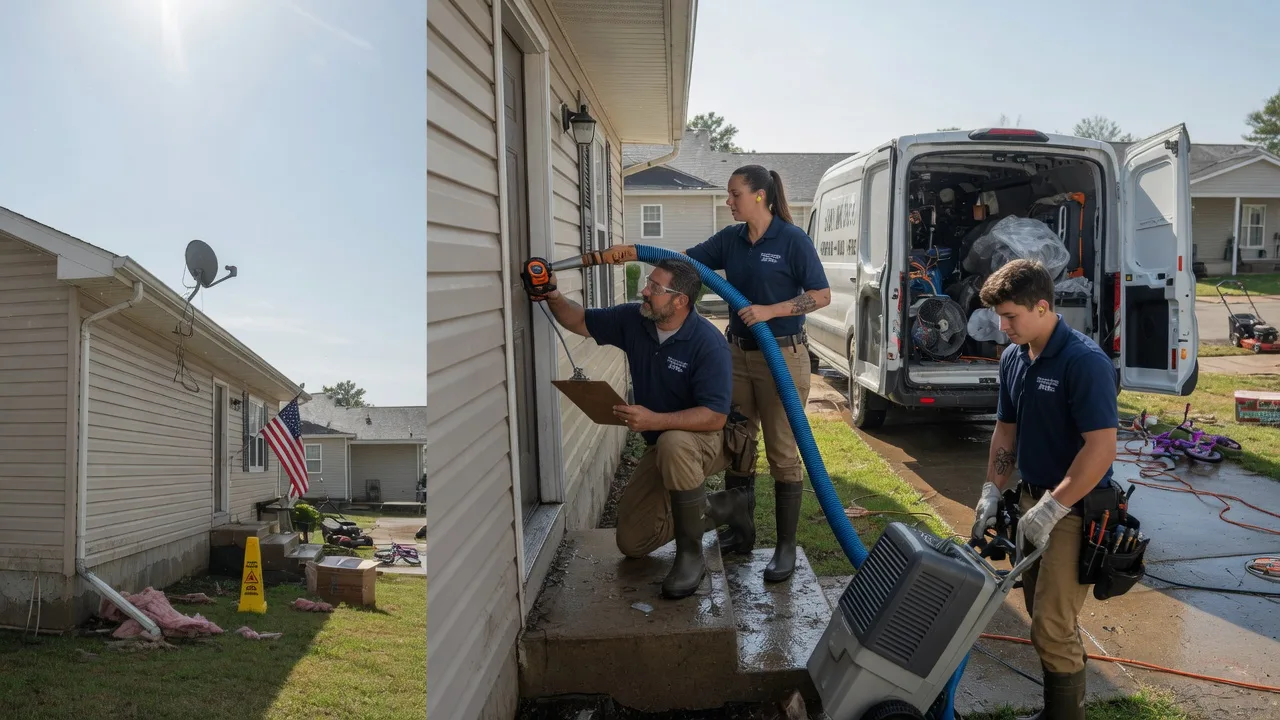 Ceiling Water Damage Restoration in Hillsboro, MD near me